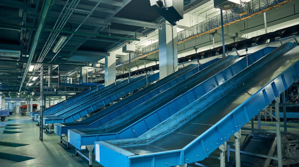 Cleated Modular Belt Conveyor