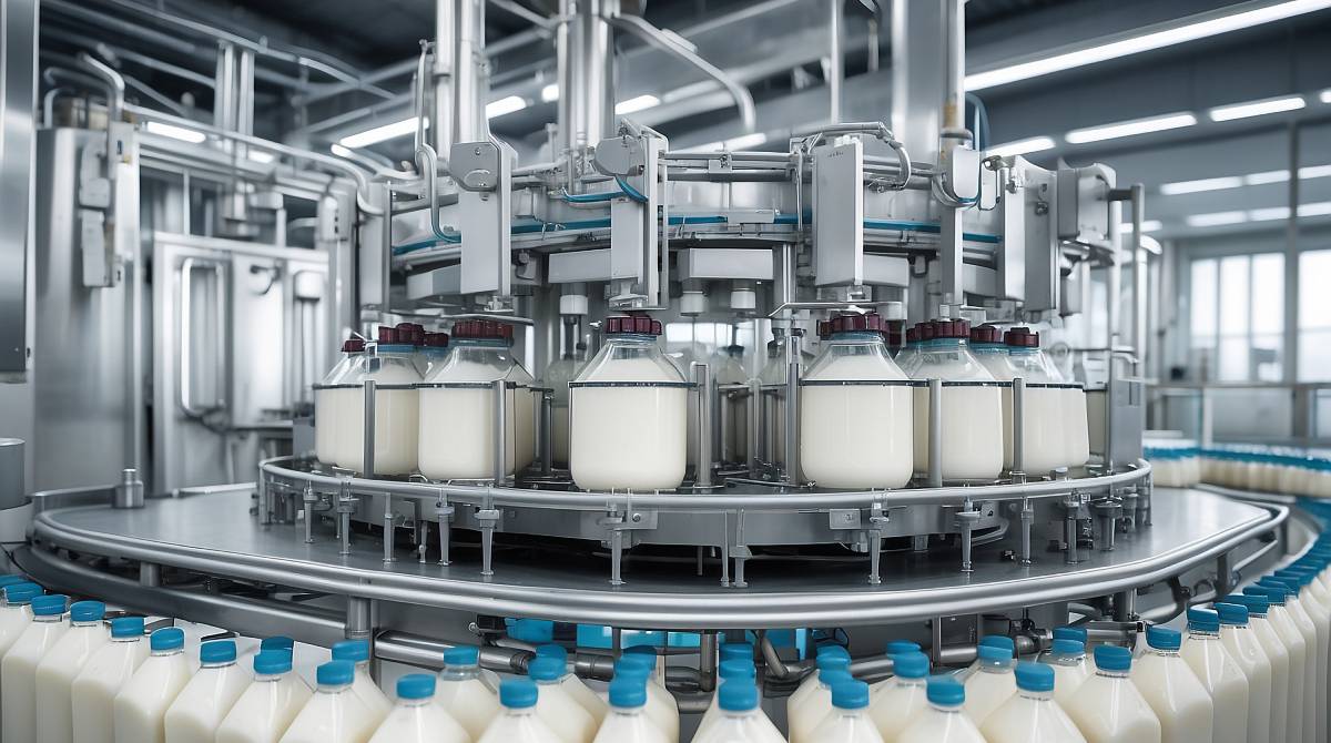 Semi-Automation Conveyors for Milk Segregation